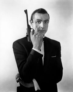 G.B. England. London. Sean CONNERY, "From Russia with Love". Picture used on the original posters.1963.